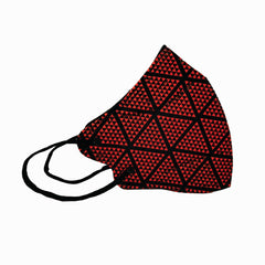 A39 - Red Bling Face Mask