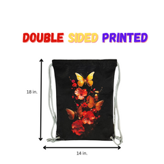 DB038 - Butterfly Drawstring Bag