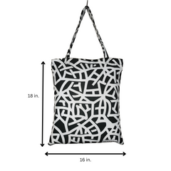 TB067 -Abstract Line Tote Bag