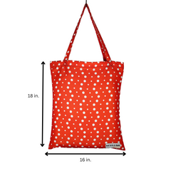 TB092 - Orange Polka Dot TOTE Bag