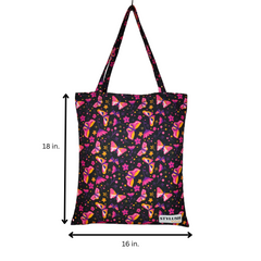 TB008 - Purpul Butterfly Tote Bag