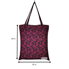 TB099 - Canvas Purple Tote Bag