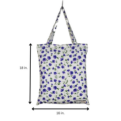 TB013 - Blue Flowers Tote Bag