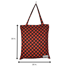 TB046 - Plaid Pattern Tote Bag