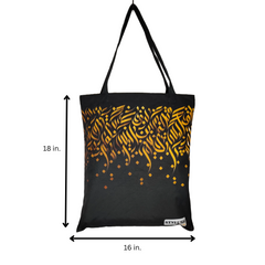 TB096 - Goldan Calligraphy Tote Bag