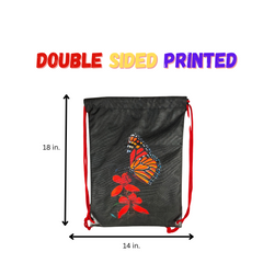 DB001 - Butterfly Drawstring Bag