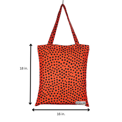 TB031 - Orange Dots Tote Bag