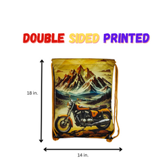 DB027 - 3D Bike Drawstring Bag