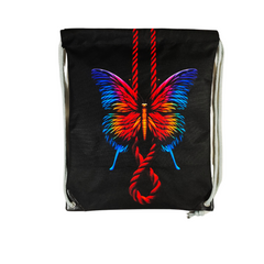 DB039 - 3D Butterfly Draswtring Bag