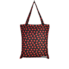 TB081 - Red heart Tote Bag