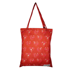 TB109 - Red mini hearted Tote Bag